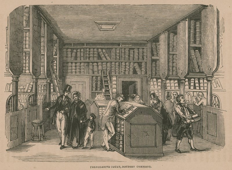 Prerogative Court, Doctors Common, London by English School