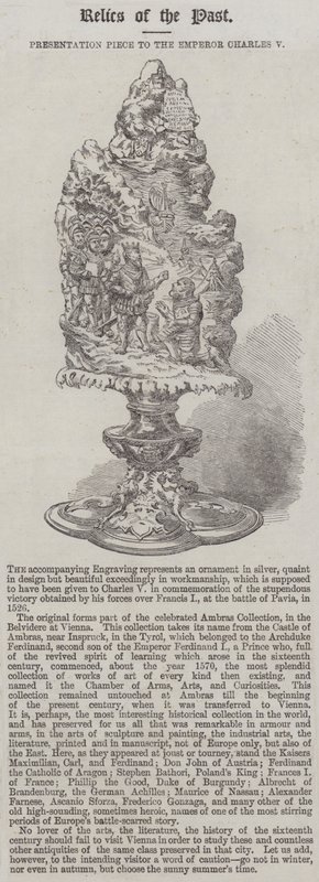 Presentation Piece to the Emperor Charles V by English School
