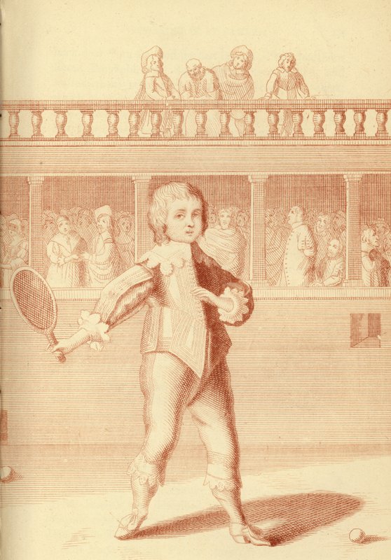 Prince James, Duke of York, Playing Tennis by English School