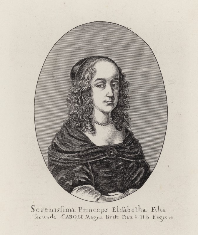 Princess Elizabeth, Second Daughter of King Charles I (engraving) by English School
