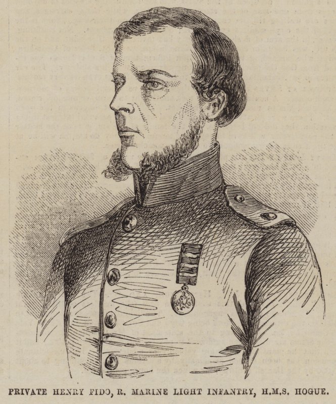 Private Henry Fido, Royal Marine Light Infantry, HMS Hogue by English School
