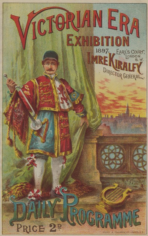 Programme for Victorian Era Exhibition, 1897, at Earls Court by English School