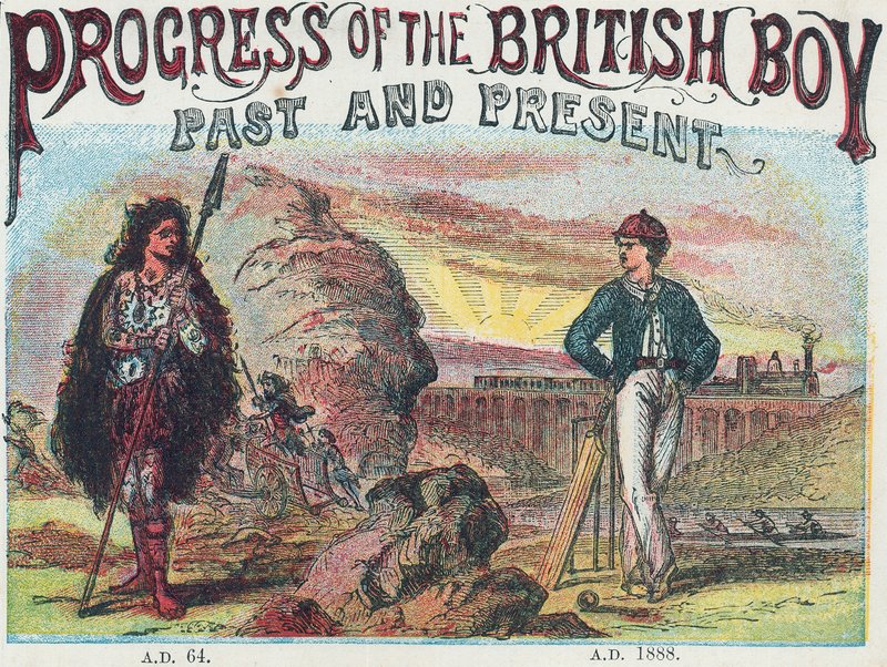 Progress of the British Boy by English School