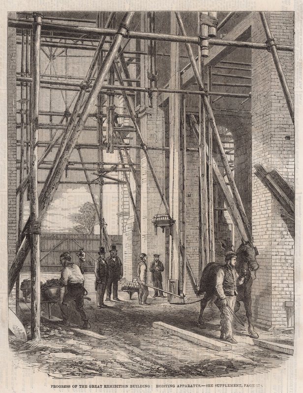 Hoisting apparatus by English School