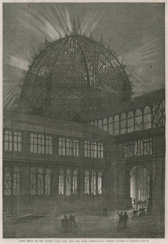 Night effect of the western dome by English School