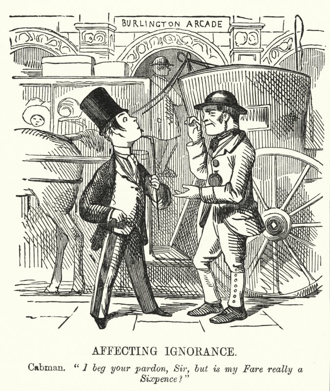 Affecting Ignorance: London Cab Driver by English School