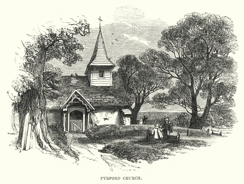 Pyrford Church by English School