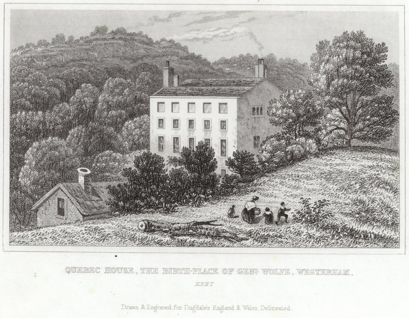 Quebec House, the birthplace of General Wolfe in Westerham by English School