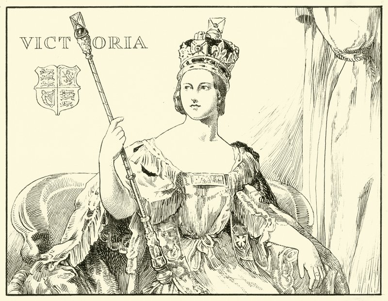 Queen Victoria (After the Coronation Portrait by Sir George Hayter) by English School
