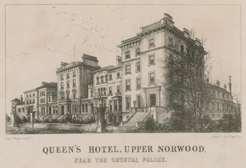Queens Hotel, Upper Norwood, near the Crystal Palace by English School