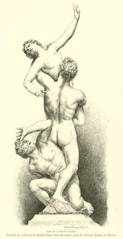 Rape of a Sabine Woman by English School