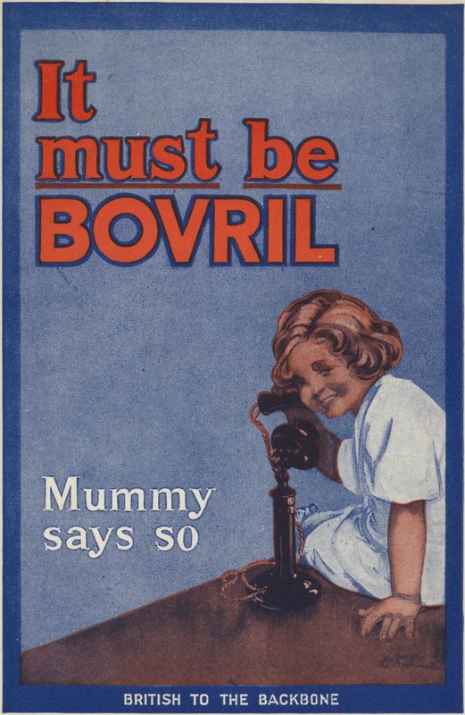 Rear Cover of the Bovril Handy Book and Diary of the War by English School