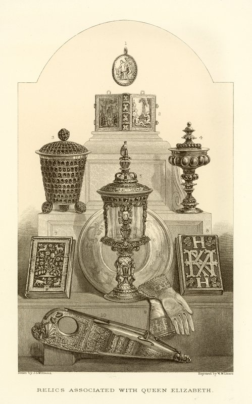 Relics Associated with Queen Elizabeth by English School