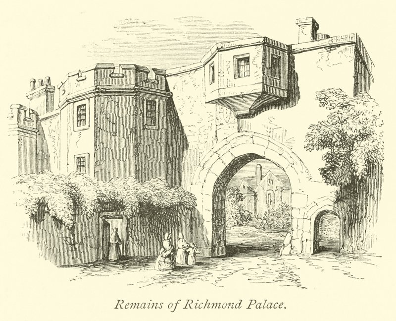 Remains of Richmond Palace by English School