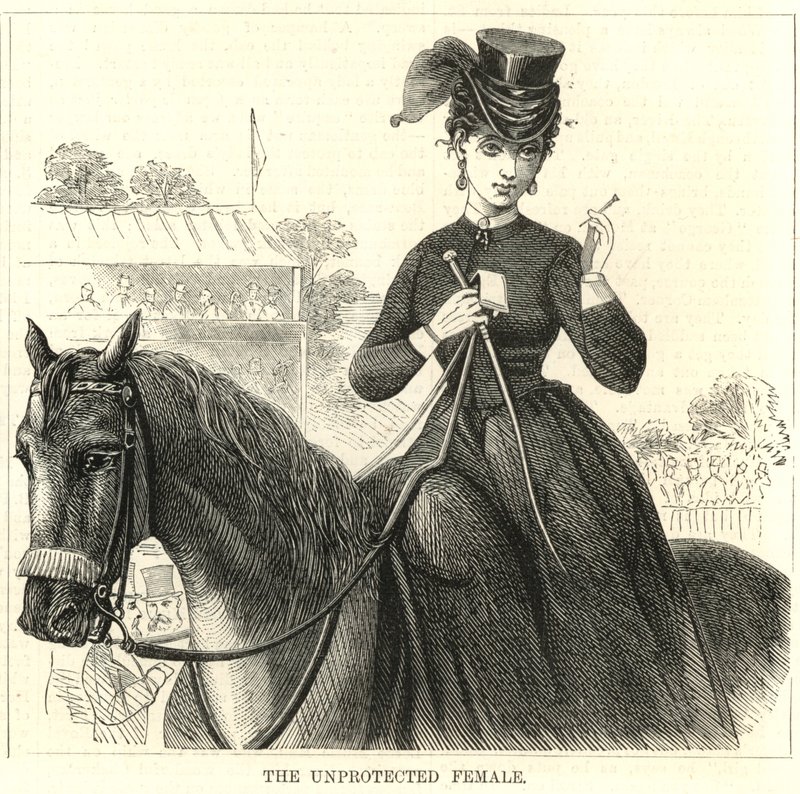 Representative Derby Women: The unprotected female by English School