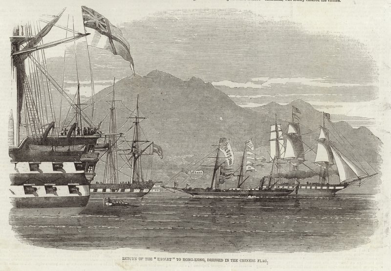 Return of the Eaglet to Hong Kong by English School