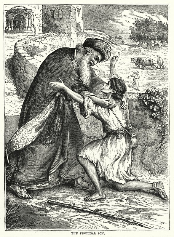 Return of the Prodigal Son by English School