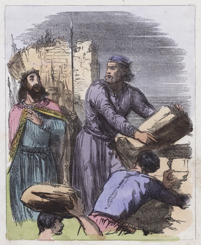 Richard at Ascalon by English School