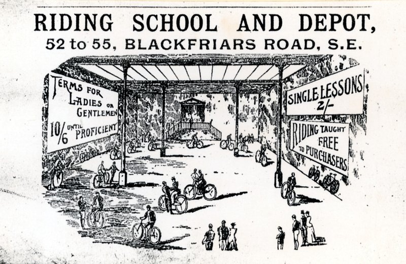 Riding School and Depot, Blackfriars Road by English School