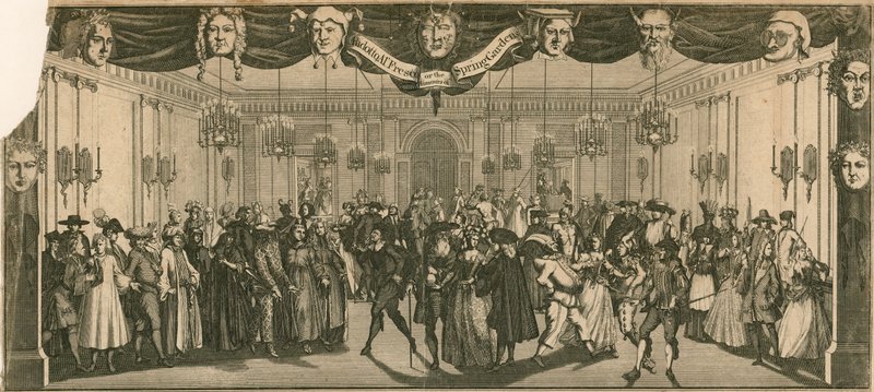 Ridotto AlFresco; or, the humours of Spring Gardens by English School