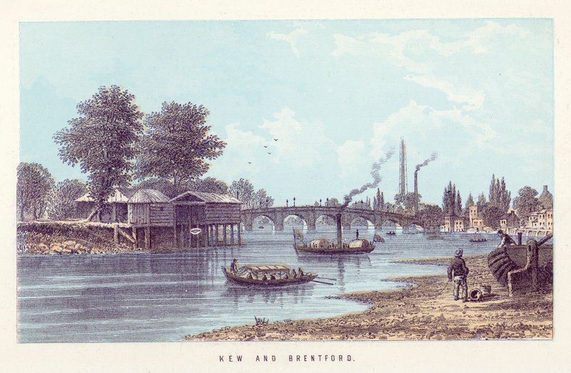 River Thames: Kew and Brentford by English School