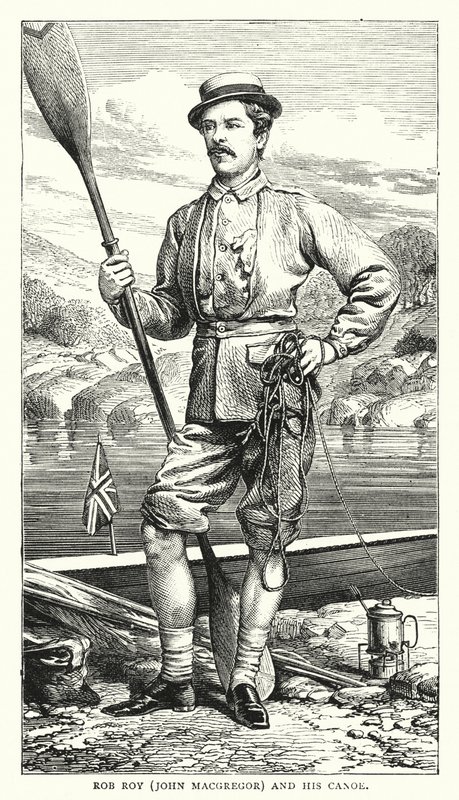Rob Roy, John MacGregor, and His Canoe by English School