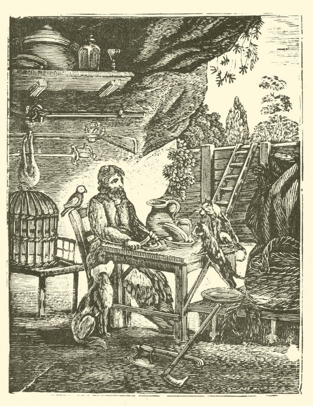 Robinson Crusoe by English School