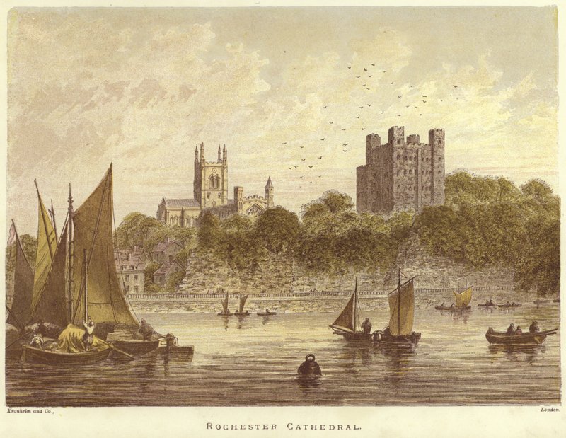 Rochester Cathedral in Rochester by English School