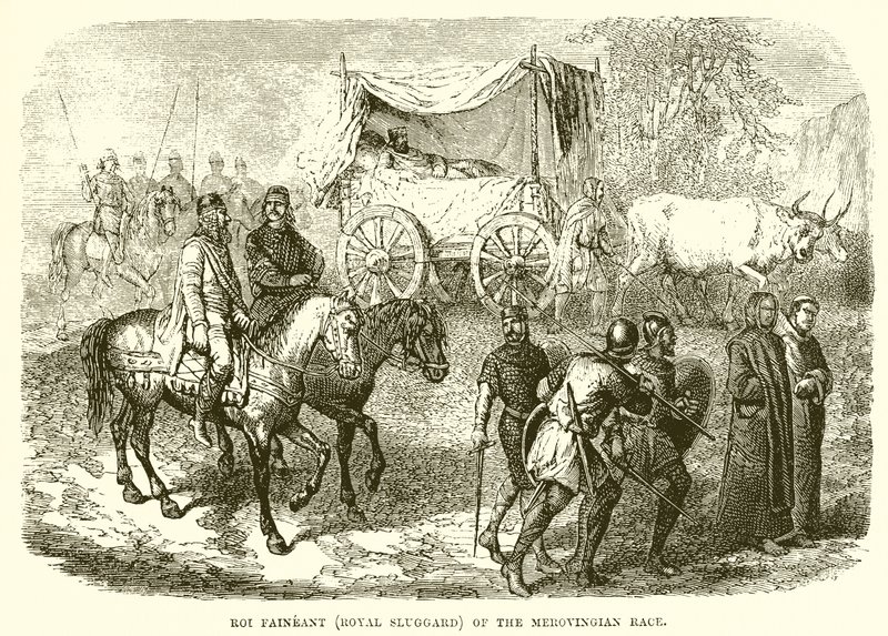 Roi Faineant of the Merovingian Race by English School