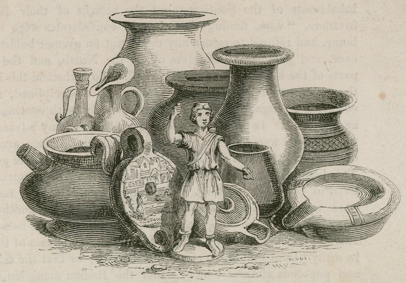 Roman antiquities found on the site of St Paul