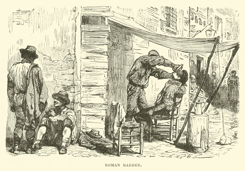 Roman Barber by English School