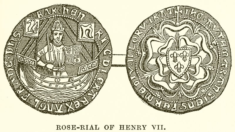 Rose-Rial of Henry VII by English School