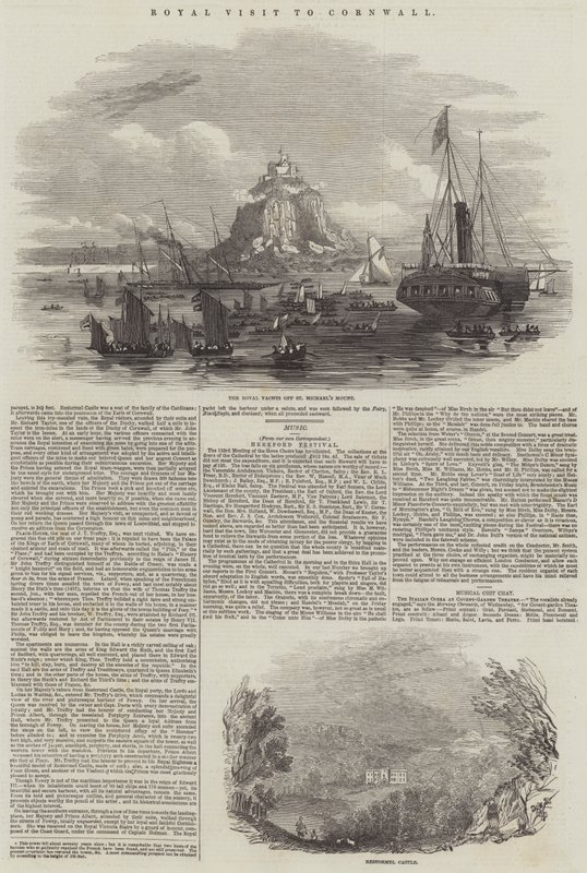 Royal Visit to Cornwall by English School