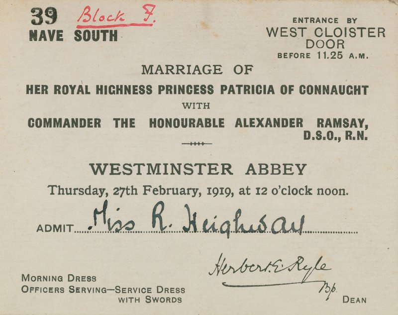 Royal Wedding Invitation by English School