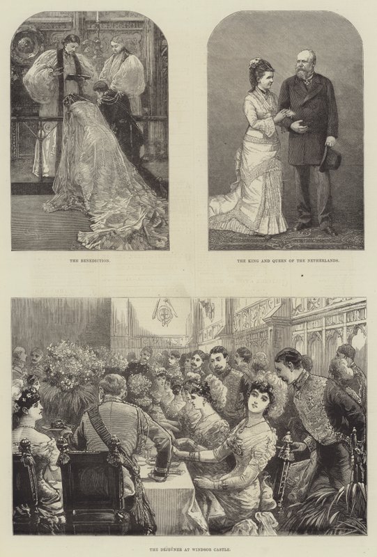 Royal Wedding of Prince Leopold and Princess Helena by English School