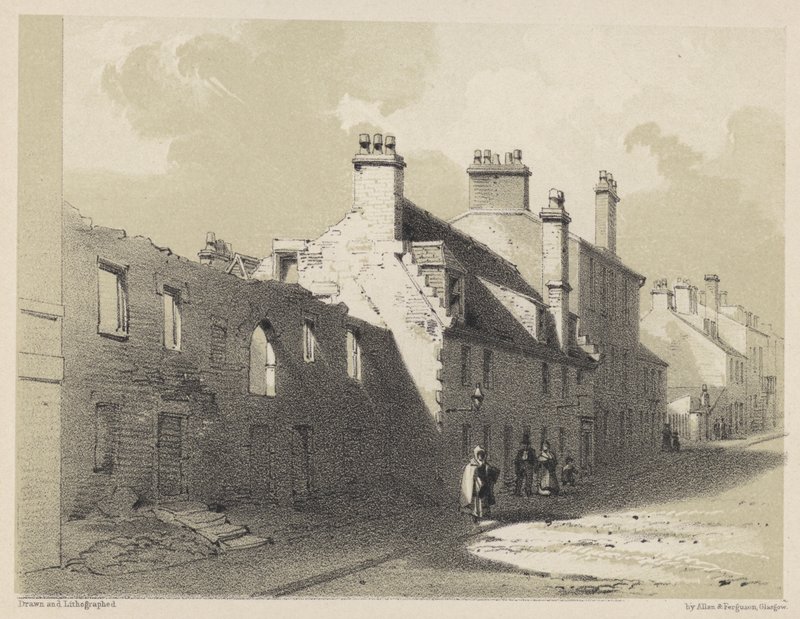 Ruined House, Rottenrow by English School