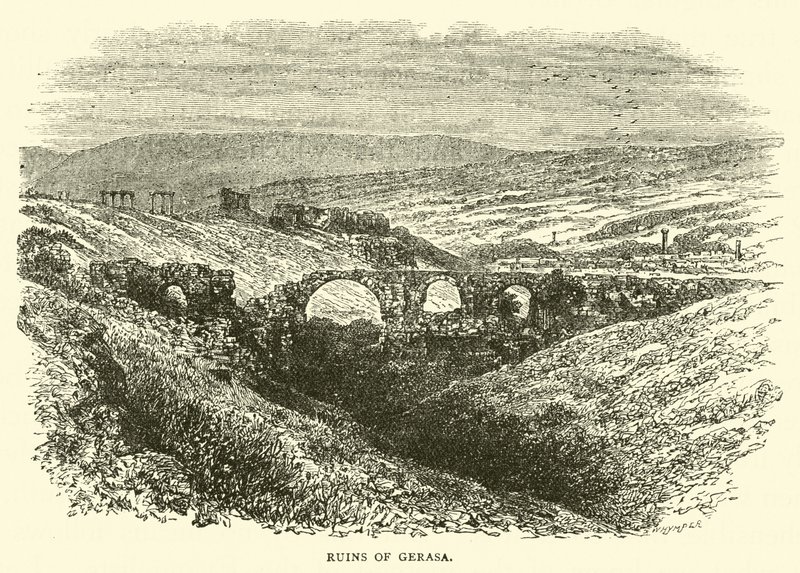 Ruins of Gerasa by English School