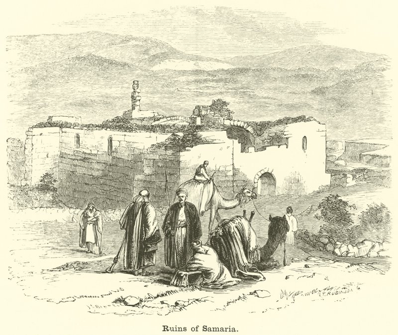 Ruins of Samaria by English School