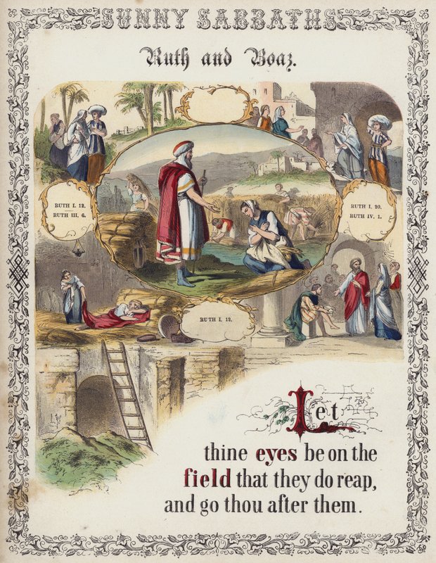 Ruth and Boaz by English School