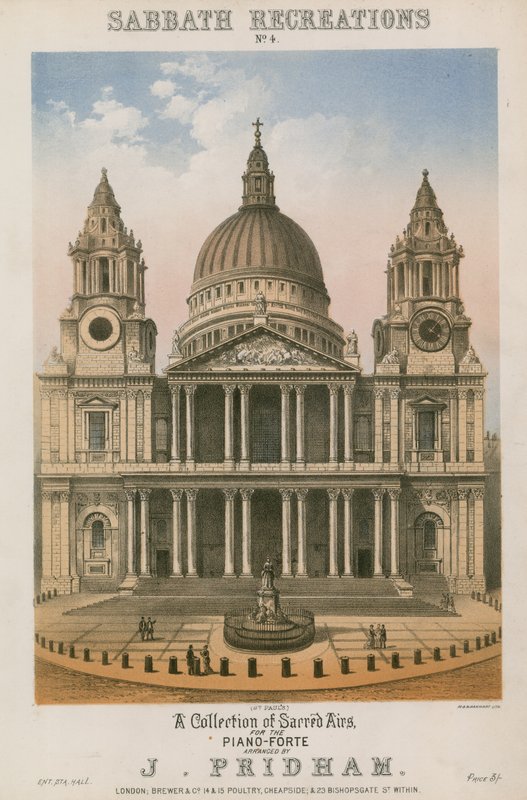 Sabbath Recreations: A Collection of Sacred Airs for the Piano-Forte arranged by J Pridham by English School