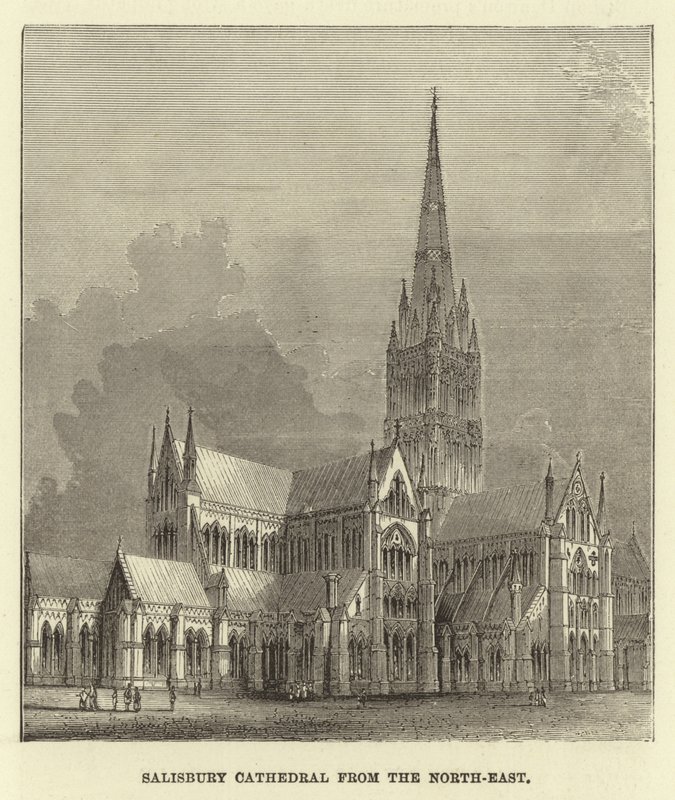 Salisbury Cathedral from the North-East by English School