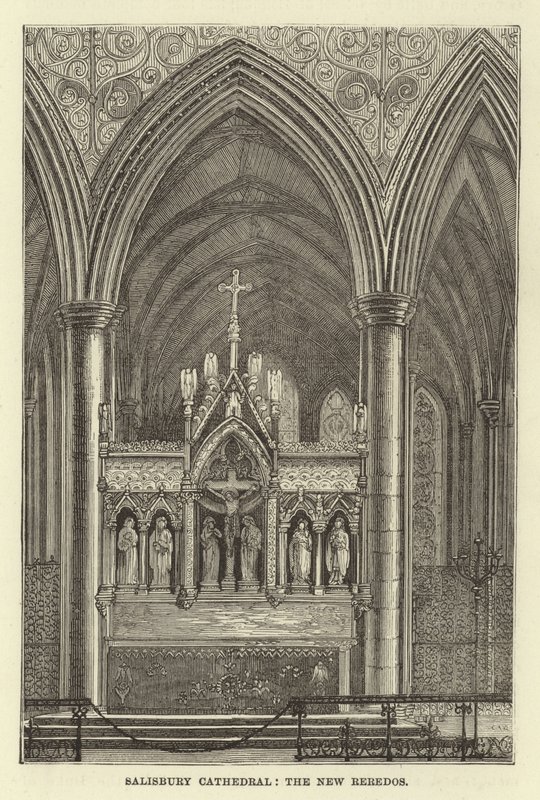 Salisbury Cathedral, The New Reredos by English School