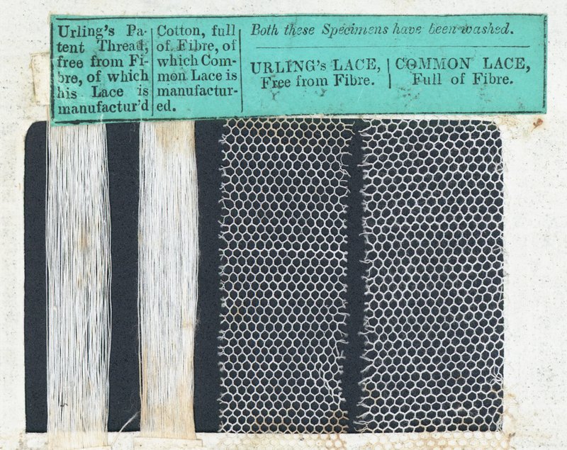 Samples of Urlings Lace by English School