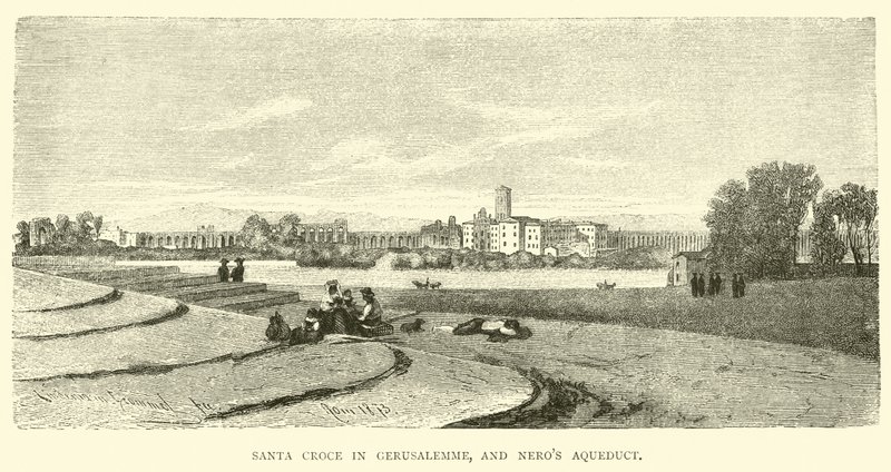 Santa Croce in Gerusalemme, and Nero