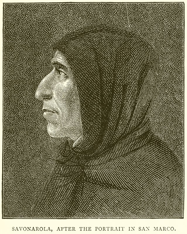 Savonarola (after the Portrait in San Marco) by English School