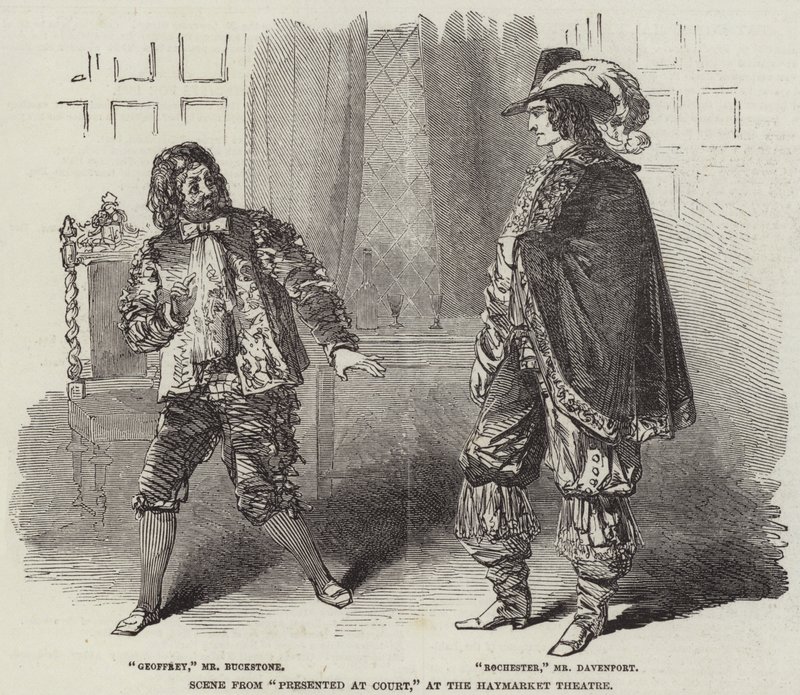 Scene from Presented at Court, at the Haymarket Theatre by English School