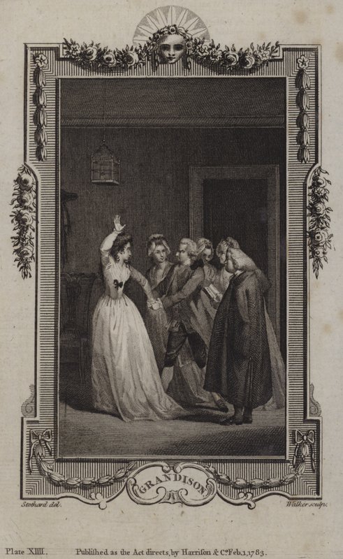 Scene from The History of Sir Charles Grandison, by Samuel Richardson by English School