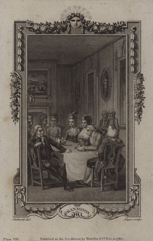 Scene from The History of Sir Charles Grandison by English School