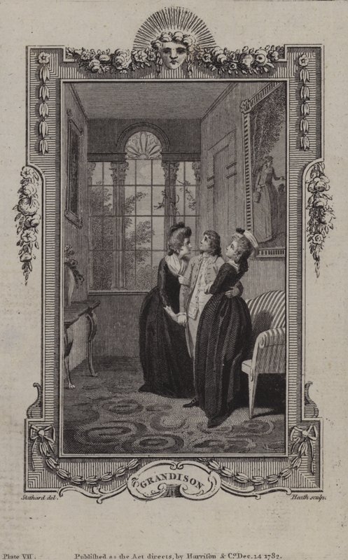 Scene from The History of Sir Charles Grandison by English School