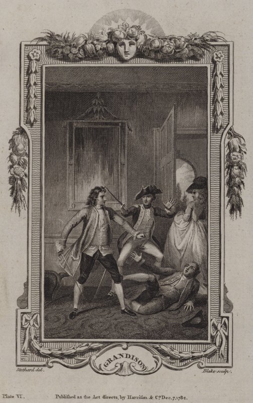 Scene from The History of Sir Charles Grandison by English School